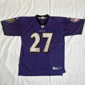 Baltimore Ravens #27 Ray Rice NFL Reebok Football Jersey Purple Vintage Classic